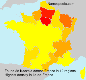 Surname Kaczala in France Surname Kaczala in France
