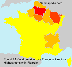 Surname Kaczkowski in France Surname Kaczkowski in France