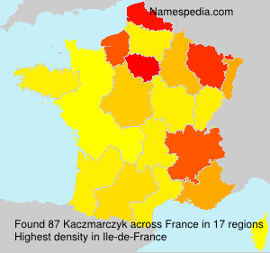 Surname Kaczmarczyk in France Surname Kaczmarczyk in France
