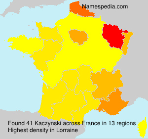 Surname Kaczynski in France Surname Kaczynski in France