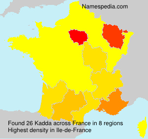 Surname Kadda in France Surname Kadda in France
