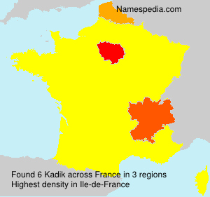 Surname Kadik in France Surname Kadik in France