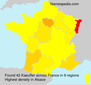 Surname Kaeuffer in France Surname Kaeuffer in France