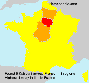 Surname Kafrouni in France Surname Kafrouni in France