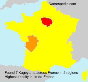 Surname Kageyama in France Surname Kageyama in France