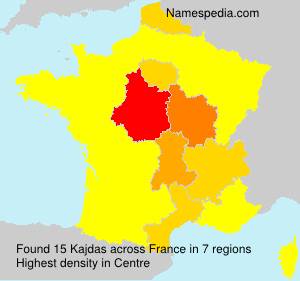 Surname Kajdas in France Surname Kajdas in France