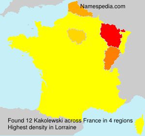 Surname Kakolewski in France Surname Kakolewski in France