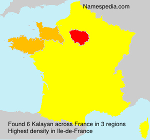 Surname Kalayan in France Surname Kalayan in France