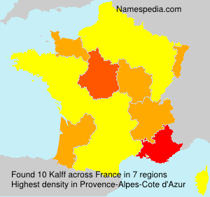 Surname Kalff in France Surname Kalff in France