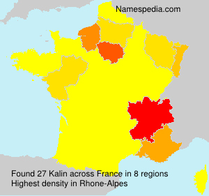 Surname Kalin in France Surname Kalin in France