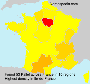 Surname Kallel in France Surname Kallel in France