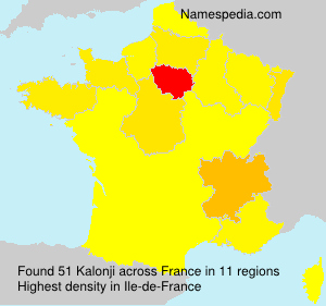 Surname Kalonji in France Surname Kalonji in France