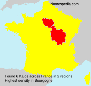 Surname Kalos in France Surname Kalos in France