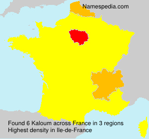 Surname Kaloum in France Surname Kaloum in France