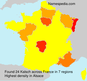 Surname Kalsch in France Surname Kalsch in France