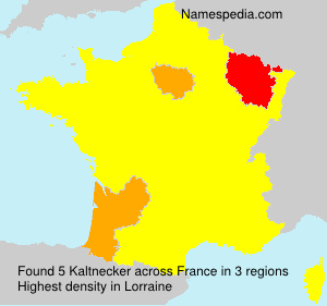 Surname Kaltnecker in France Surname Kaltnecker in France