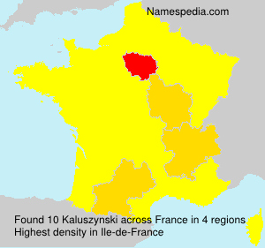 Surname Kaluszynski in France Surname Kaluszynski in France