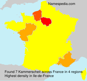 Surname Kammerscheit in France Surname Kammerscheit in France