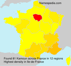 Surname Kamoun in France Surname Kamoun in France