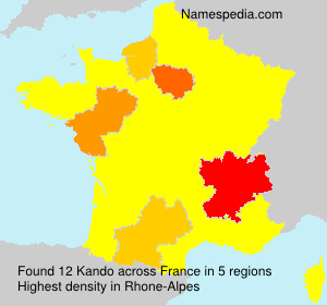 Surname Kando in France Surname Kando in France
