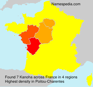 Surname Kanoha in France Surname Kanoha in France