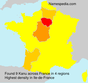 Surname Kanu in France Surname Kanu in France