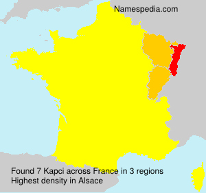 Surname Kapci in France Surname Kapci in France