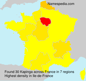 Surname Kapinga in France Surname Kapinga in France