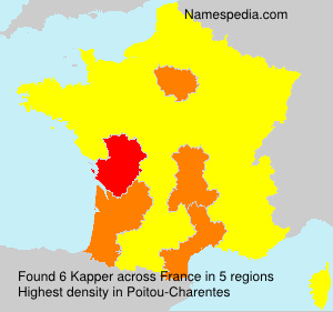 Surname Kapper in France Surname Kapper in France