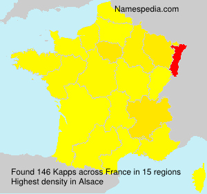 Surname Kapps in France Surname Kapps in France