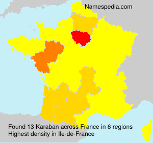 Surname Karaban in France
