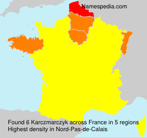 Surname Karczmarczyk in France Surname Karczmarczyk in France