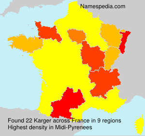Familiennamen Karger - France