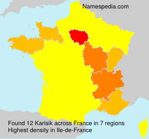 Surname Karisik in France Surname Karisik in France