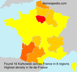 Surname Karkowski in France Surname Karkowski in France