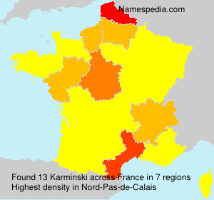 Surname Karminski in France Surname Karminski in France