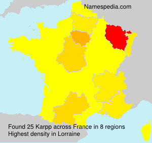 Surname Karpp in France Surname Karpp in France