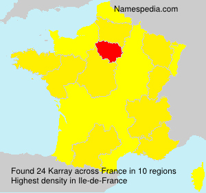 Surname Karray in France Surname Karray in France