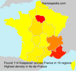 Surname Kasparian in France Surname Kasparian in France