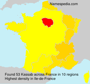 Surname Kassab in France Surname Kassab in France