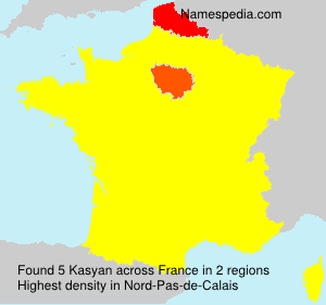 Surname Kasyan in France Surname Kasyan in France
