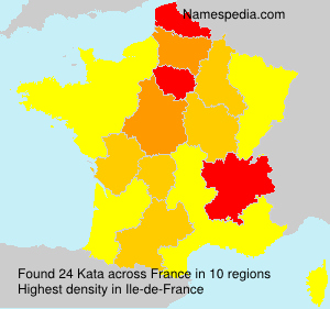 Surname Kata in France Surname Kata in France