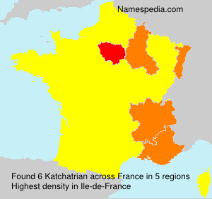 Surname Katchatrian in France Surname Katchatrian in France