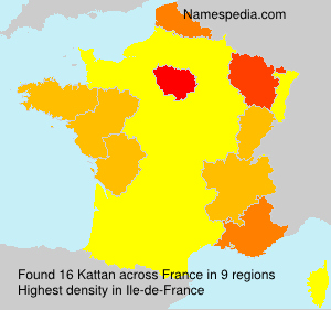Surname Kattan in France Surname Kattan in France