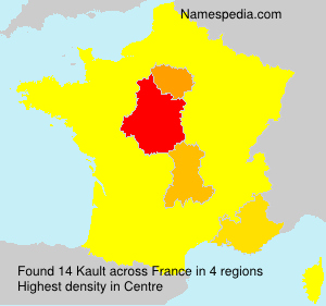 Surname Kault in France Surname Kault in France