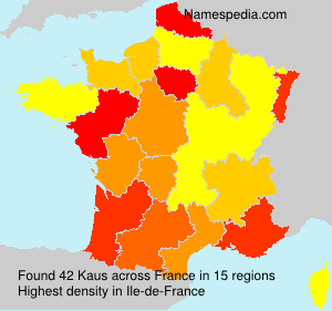 Surname Kaus in France Surname Kaus in France