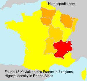 Surname Kavlak in France Surname Kavlak in France