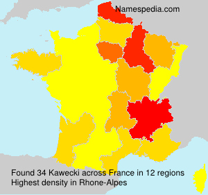 Surname Kawecki in France Surname Kawecki in France