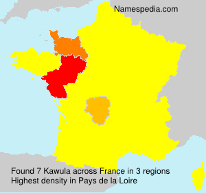 Surname Kawula in France Surname Kawula in France