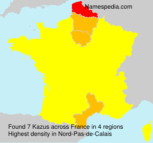 Surname Kazus in France Surname Kazus in France